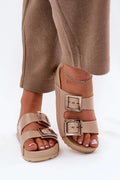 Women’s Casual Platform Flat Sandals-Women's Sandals-LeStyleParfait