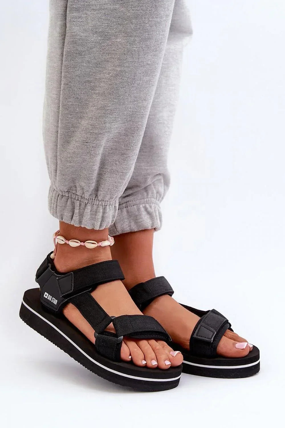Women’s Casual Velcro Platform Sandals-Women's Sandals-LeStyleParfait