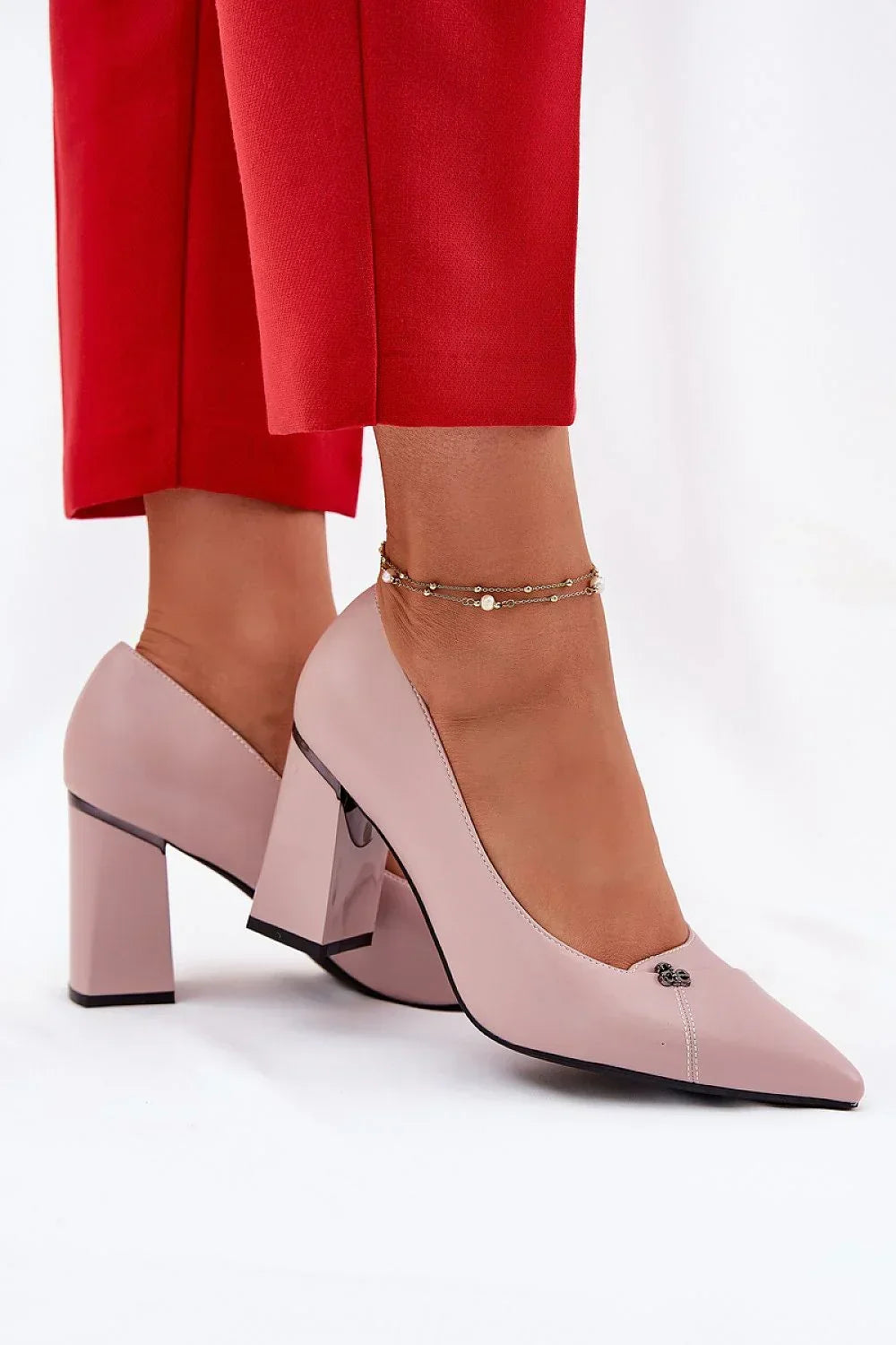 Escarpins Femme à bout pointu et talon carré-Escarpins Femme-LeStyleParfait
