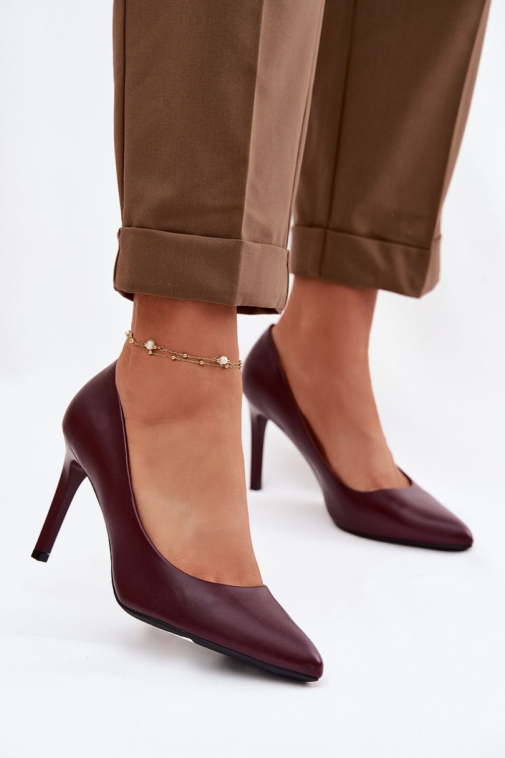 Women's Classic Pointed Toe Stiletto Pumps-Pumps Shoes-LeStyleParfait