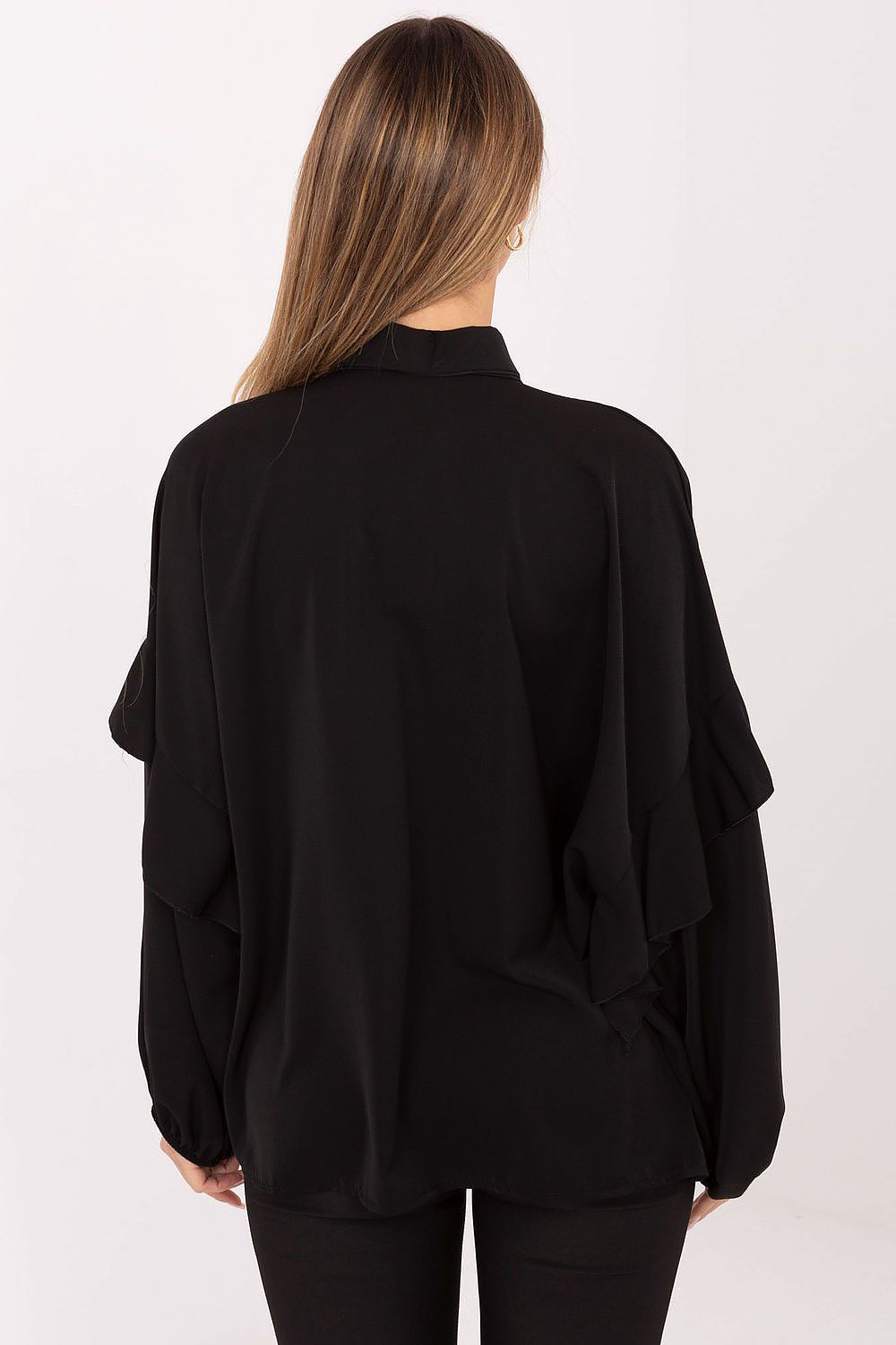Women's Collarless Elegant Shirt — Brown-LeStyleParfait