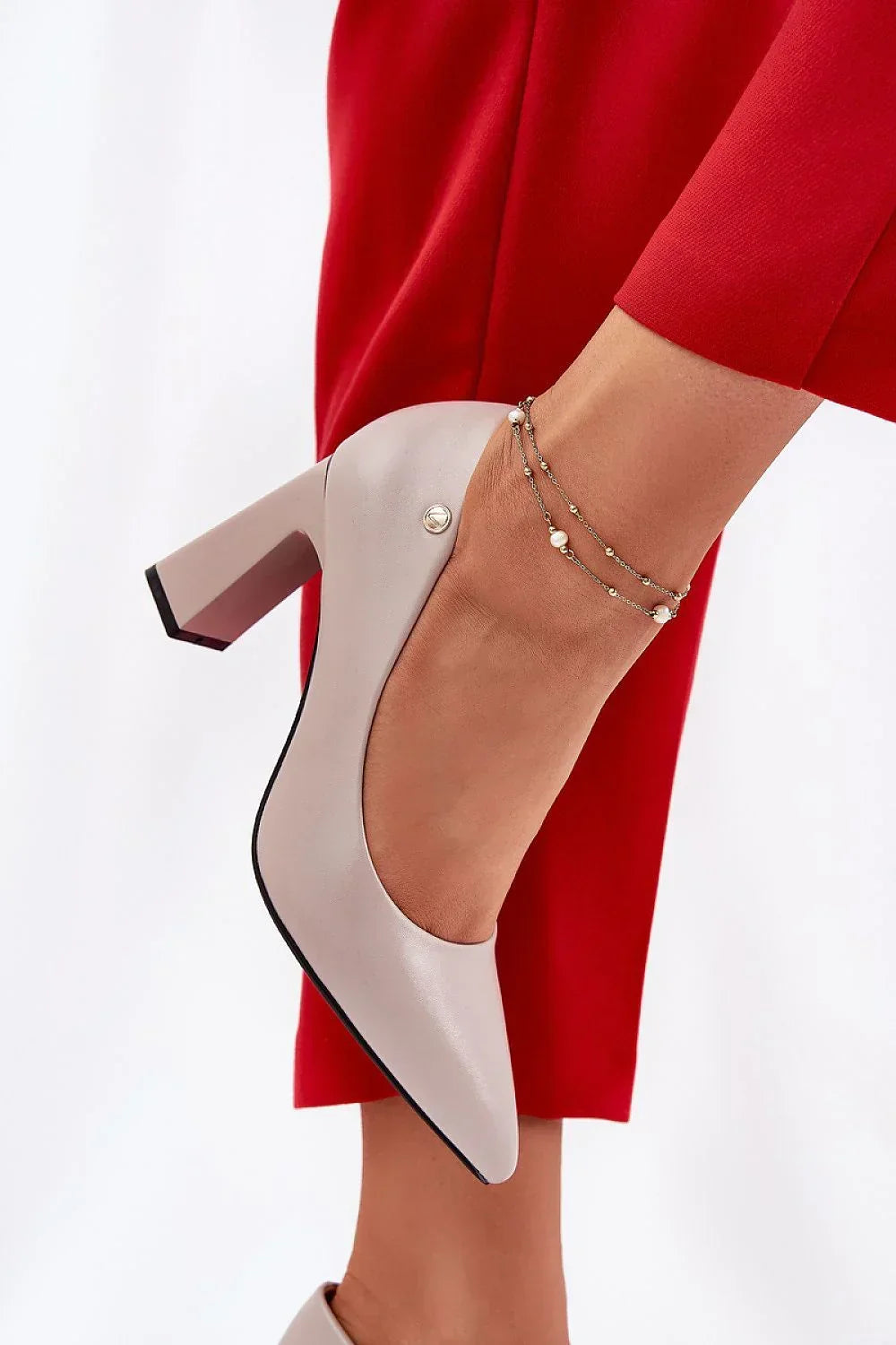 Escarpins Femme à bout pointu et talon carré-Escarpins Femme-LeStyleParfait