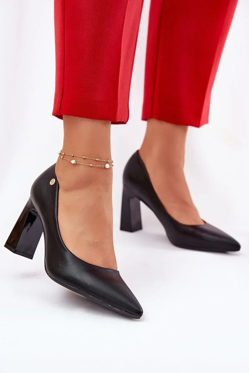 Escarpins Femme à bout pointu et talon carré-Escarpins Femme-LeStyleParfait