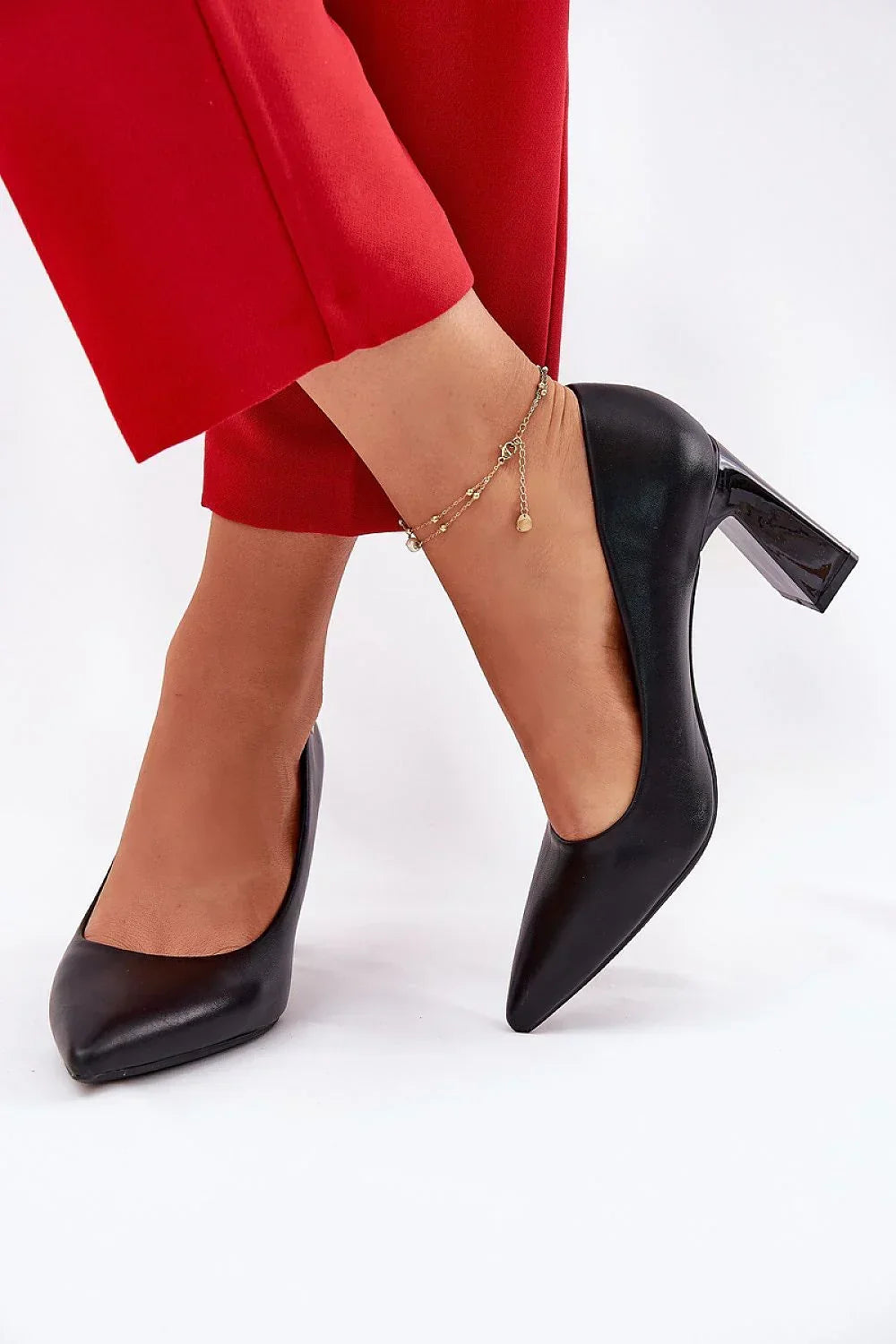 Escarpins Femme à bout pointu et talon carré-Escarpins Femme-LeStyleParfait