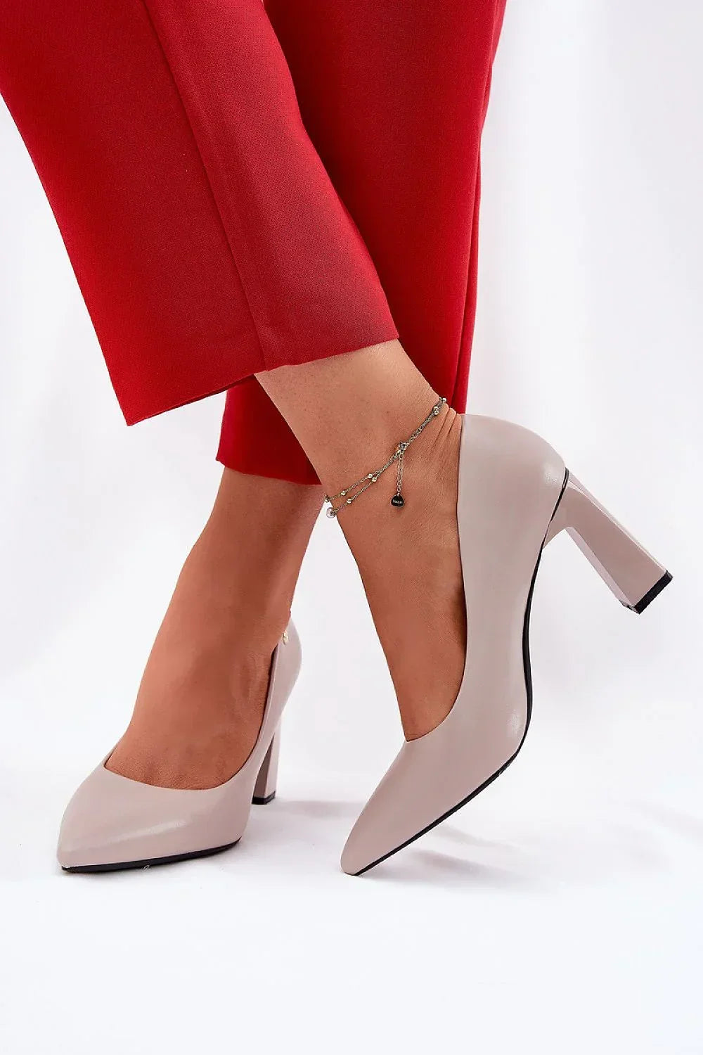 Escarpins Femme à bout pointu et talon carré-Escarpins Femme-LeStyleParfait