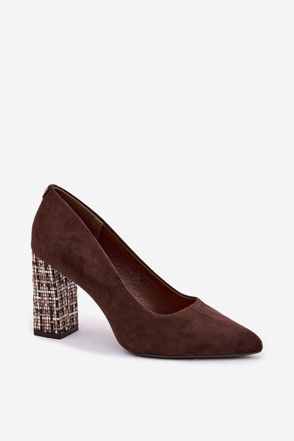 Escarpins Femme en daim à talon carré-Escarpins Femme-LeStyleParfait