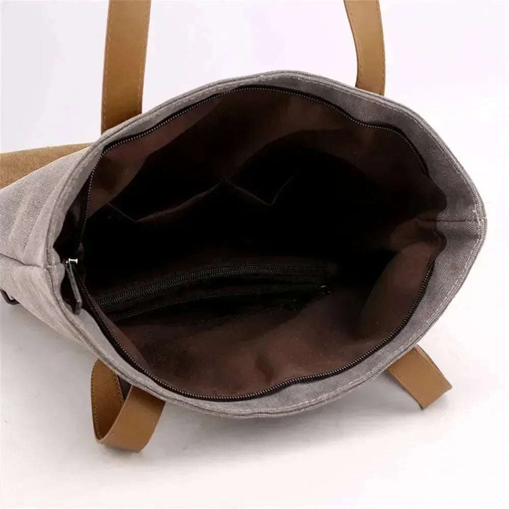 Women's Designer Canvas Backpack - Backpack - LeStyleParfait