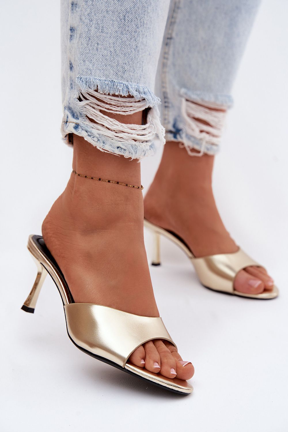 Women’s Evening Slim Heel Sandals-Women's Sandals-LeStyleParfait