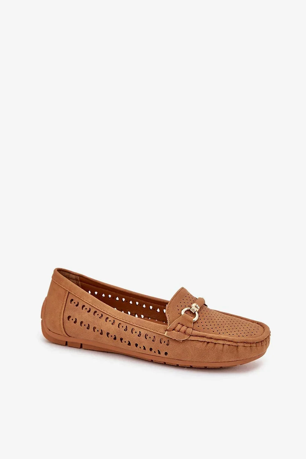 Women’s faux leather driving moccasin loafers, breathable flat women’s driving shoes for all season wear