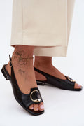 Women’s Flat Buckle Sandals-Women's Sandals-LeStyleParfait