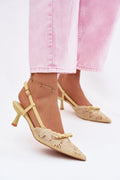 Women’s Kitten Heel Ankle Strap Sandals-Women's Sandals-LeStyleParfait