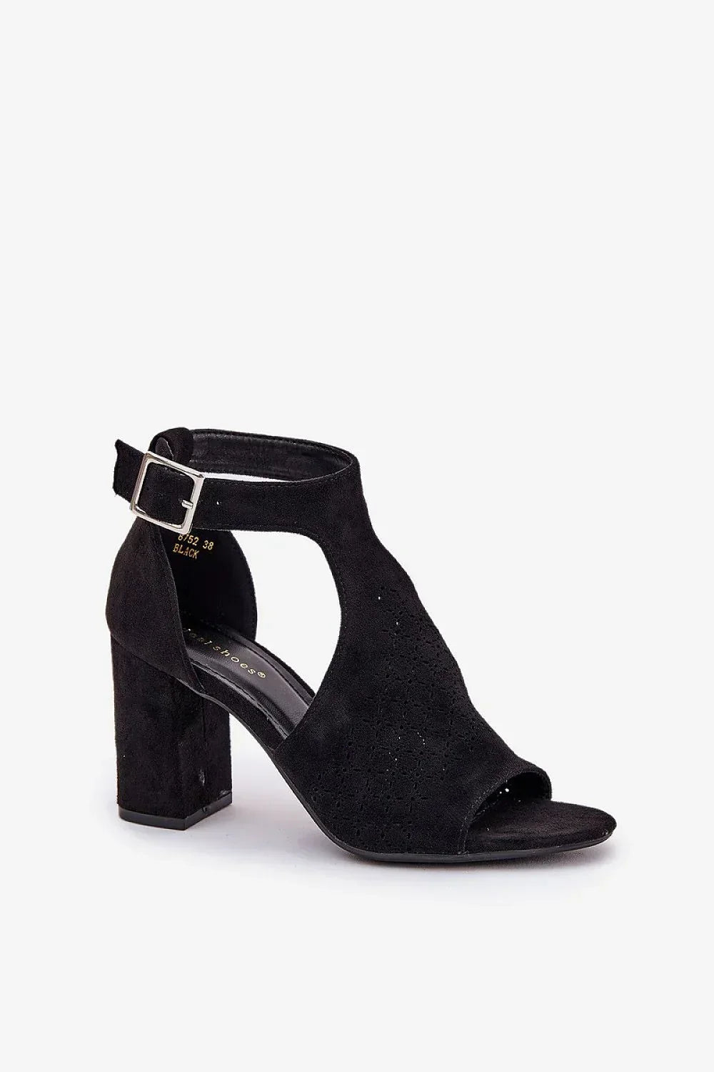 Women’s Lace Block Heel Sandals-Women's Sandals-LeStyleParfait