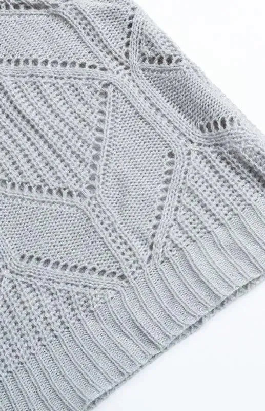 Women’s Lightweight Longline Cardigan Sweater – V-Neck
