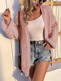 Women’s Longline Slip-On Cardigan Sweater – Lightweight V-Neck