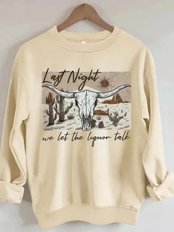 Women's Oversized Graphic Sweatshirt-Women Sweatshirt-LeStyleParfait