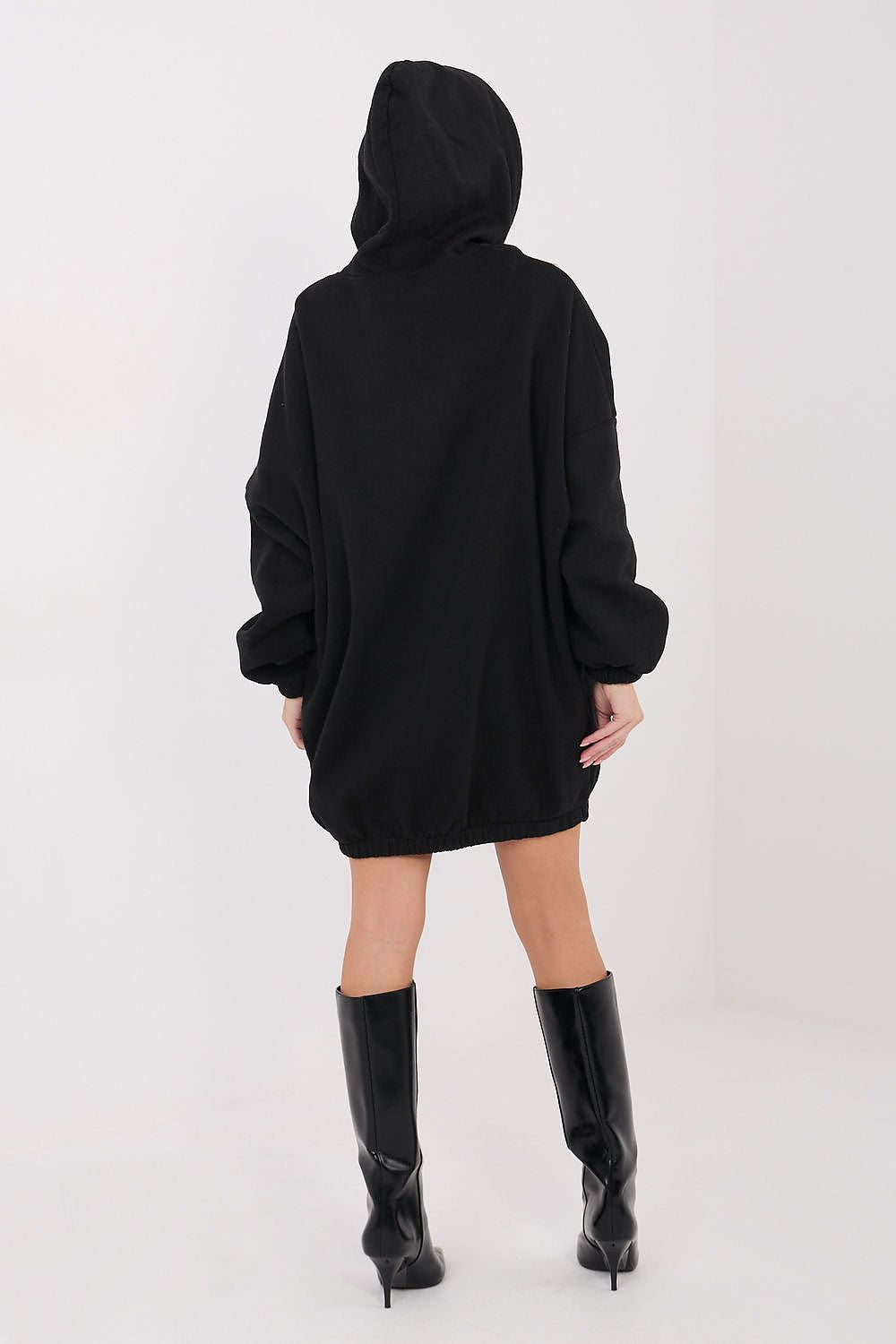 Women's Oversized Sweatshirt Dress — Grey-LeStyleParfait