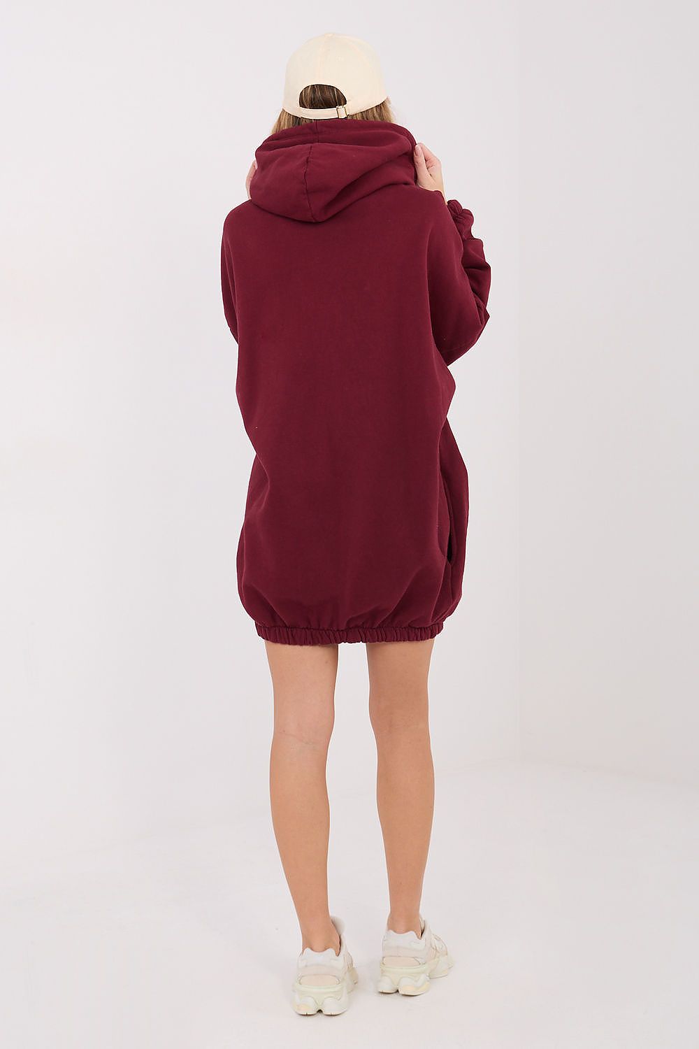 Women's Oversized Sweatshirt Dress — Grey-LeStyleParfait