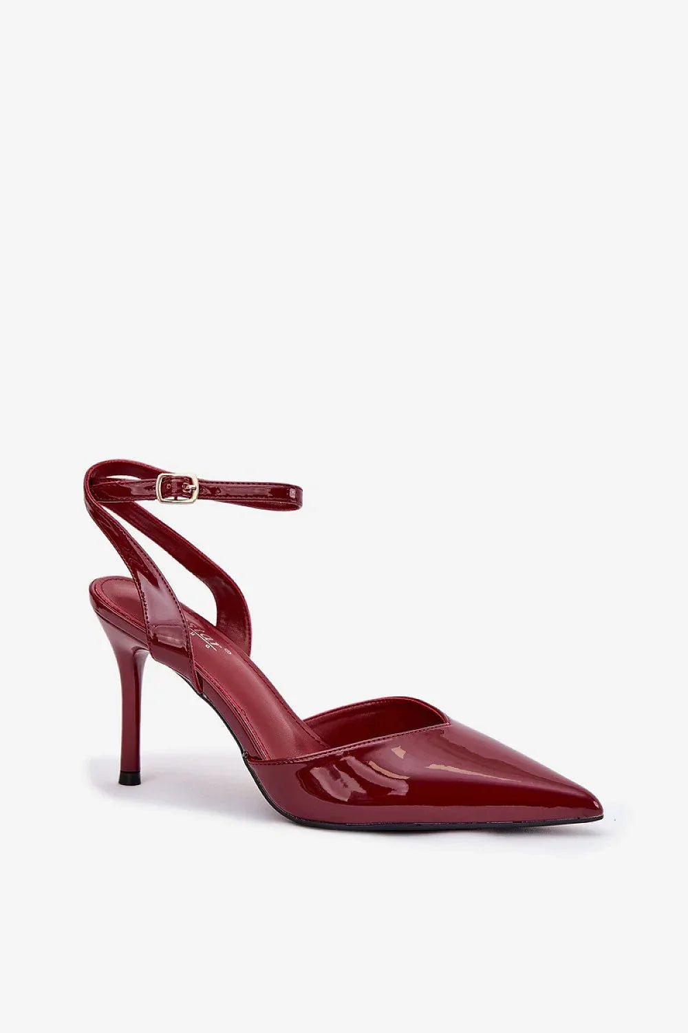 Escarpins Femme en cuir verni à bride arrière et talon aiguille-Escarpins Femme-LeStyleParfait