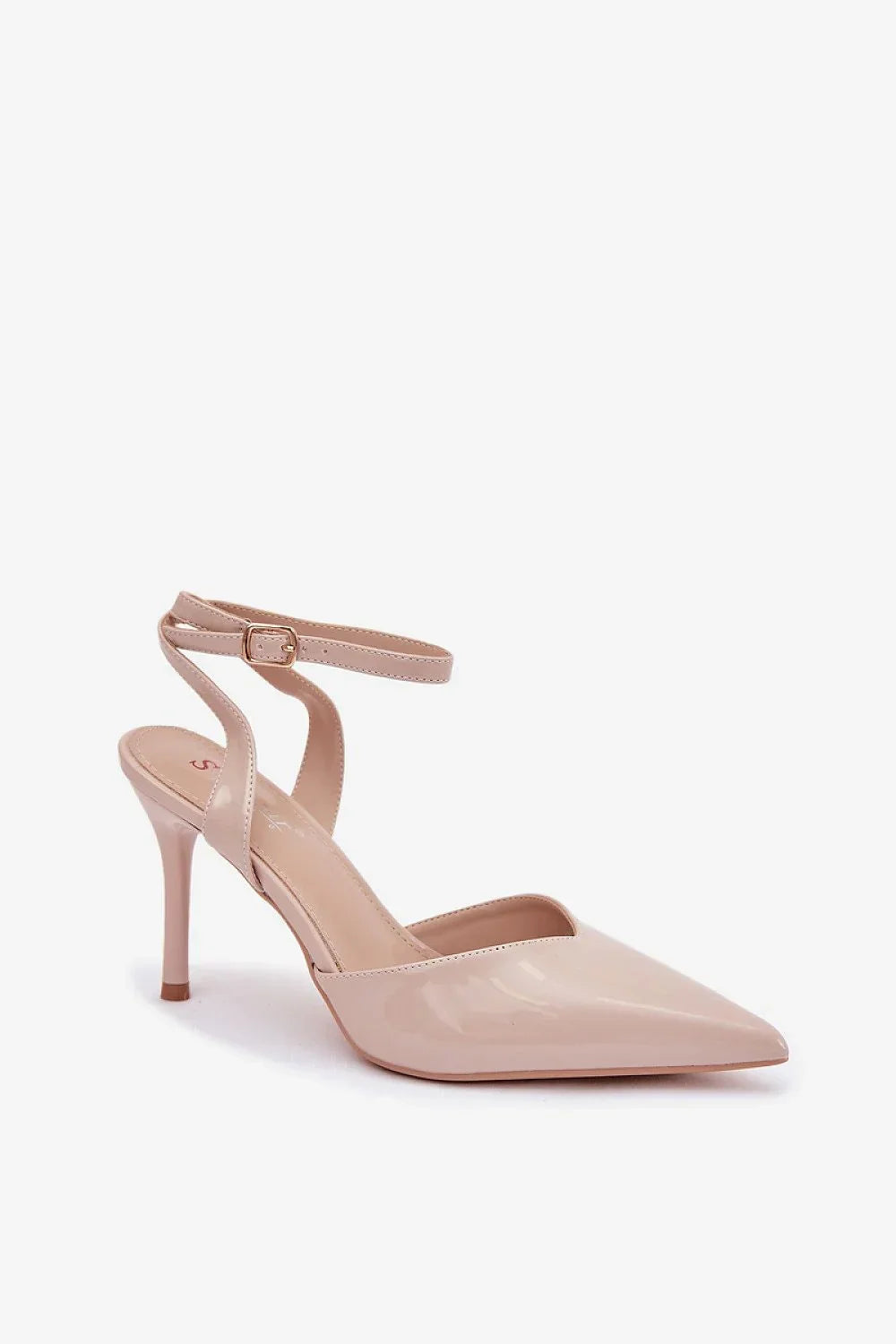 Escarpins Femme en cuir verni à bride arrière et talon aiguille-Escarpins Femme-LeStyleParfait
