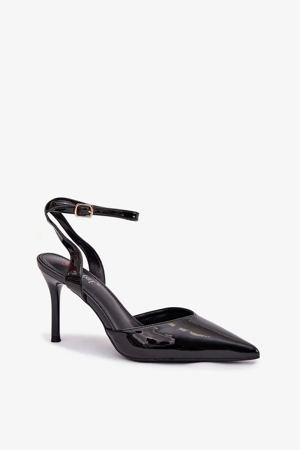 Women's Patent Pointed Toe Slingback Stiletto Pumps-Pumps Shoes-LeStyleParfait