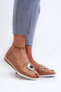 Women's Peep Toe Classic Low Heel Pumps-Pumps Shoes-LeStyleParfait