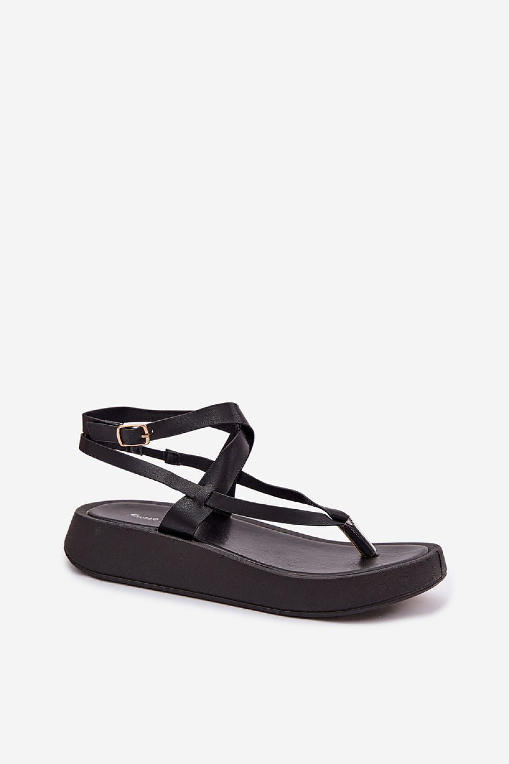 Women’s Platform Buckle Daily Sandals-Women's Sandals-LeStyleParfait