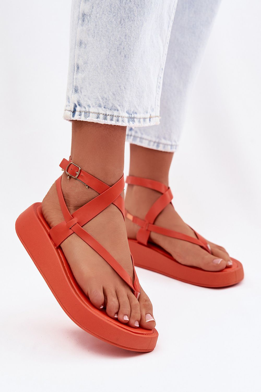 Women’s Platform Buckle Daily Sandals-Women's Sandals-LeStyleParfait