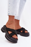 Women’s Platform Slide Sandals-Women's Sandals-LeStyleParfait