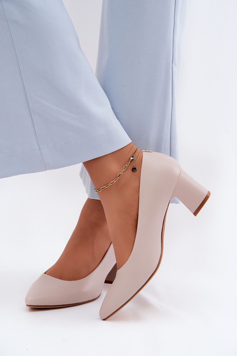 Escarpins Femme à bout pointu et talon carré-Escarpins Femme-LeStyleParfait