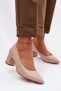 Escarpins Femme à bout pointu et talon carré-Escarpins Femme-LeStyleParfait