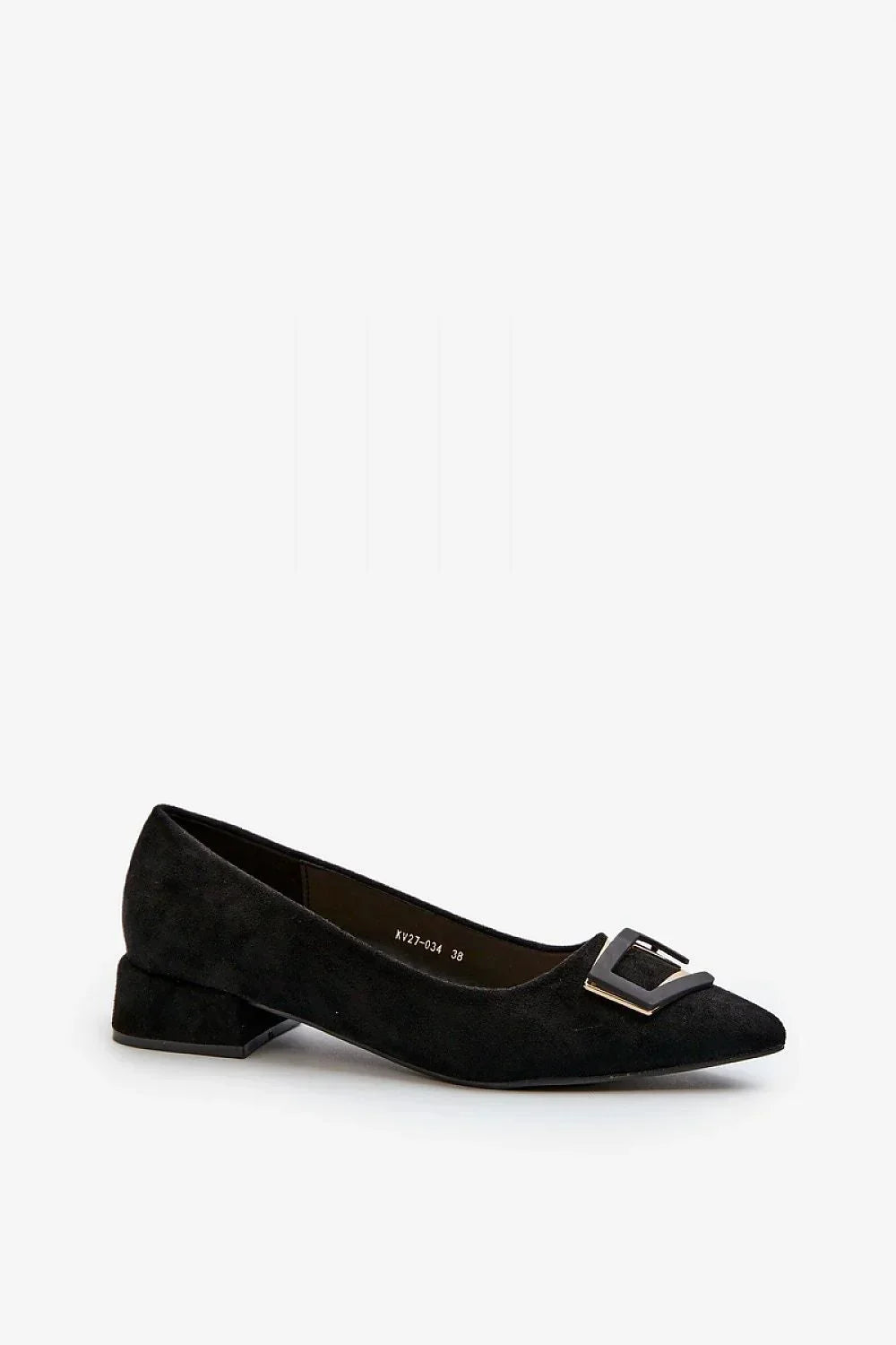 Women's Pointed Toe Low Block Heel Pumps-Pumps Shoes-LeStyleParfait