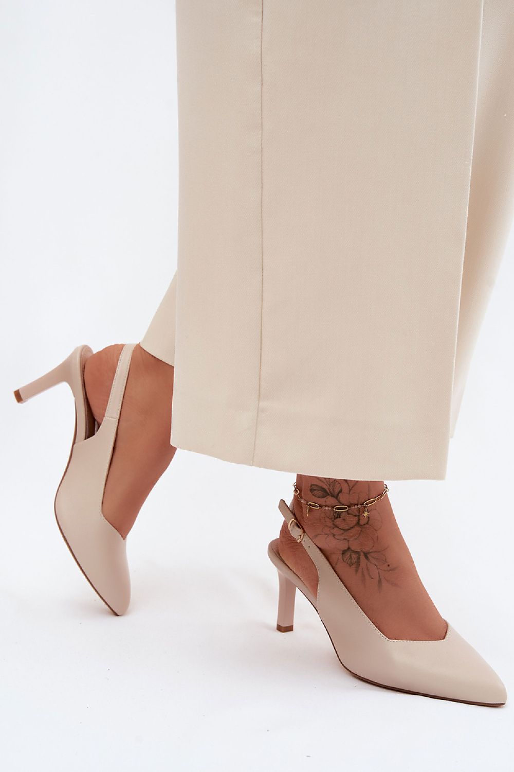 Women’s Slim Heel Buckle Sandals-Women's Sandals-LeStyleParfait