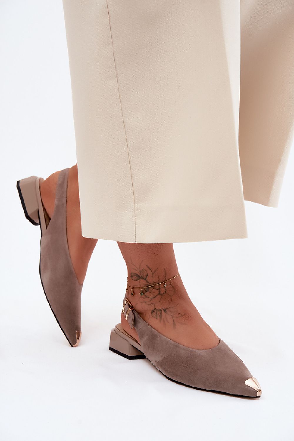 Women’s Slingback Block Heel Sandals-Women's Sandals-LeStyleParfait