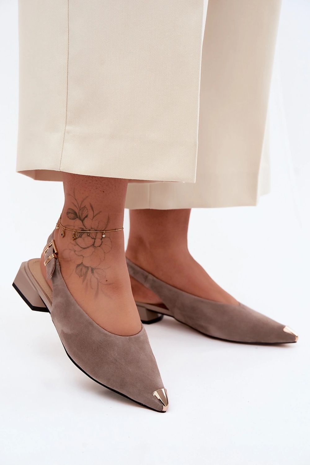 Women’s Slingback Block Heel Sandals-Women's Sandals-LeStyleParfait