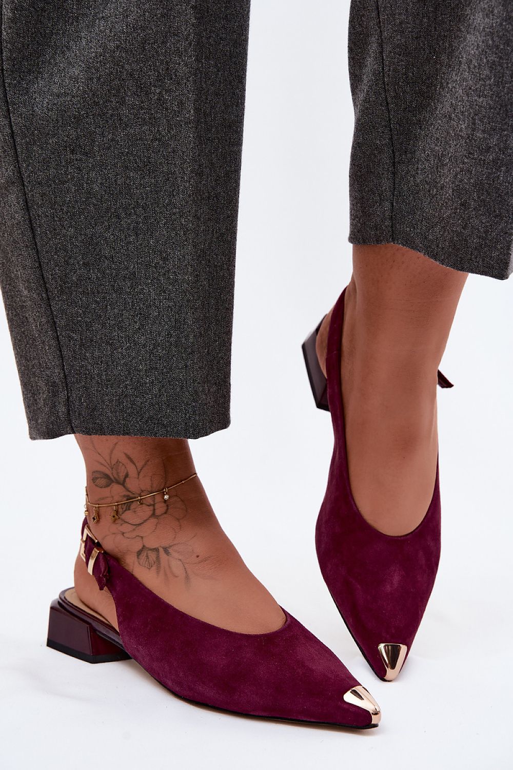 Women’s Slingback Block Heel Sandals-Women's Sandals-LeStyleParfait