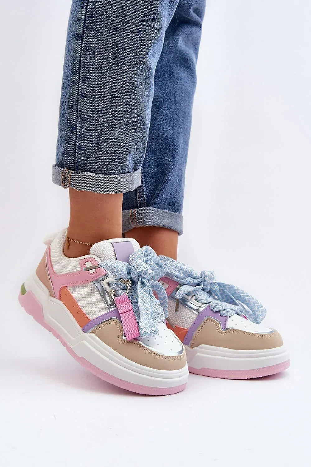 Women's Sneakers - High Tops Platform Sneakers Shoes