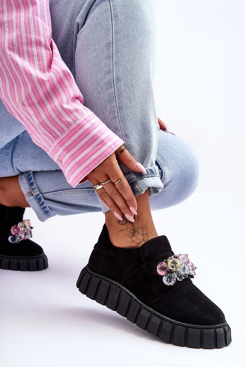 Women's Sneakers - Platform Sneakers Shoes - Slip-On Spring-Summer Shoes