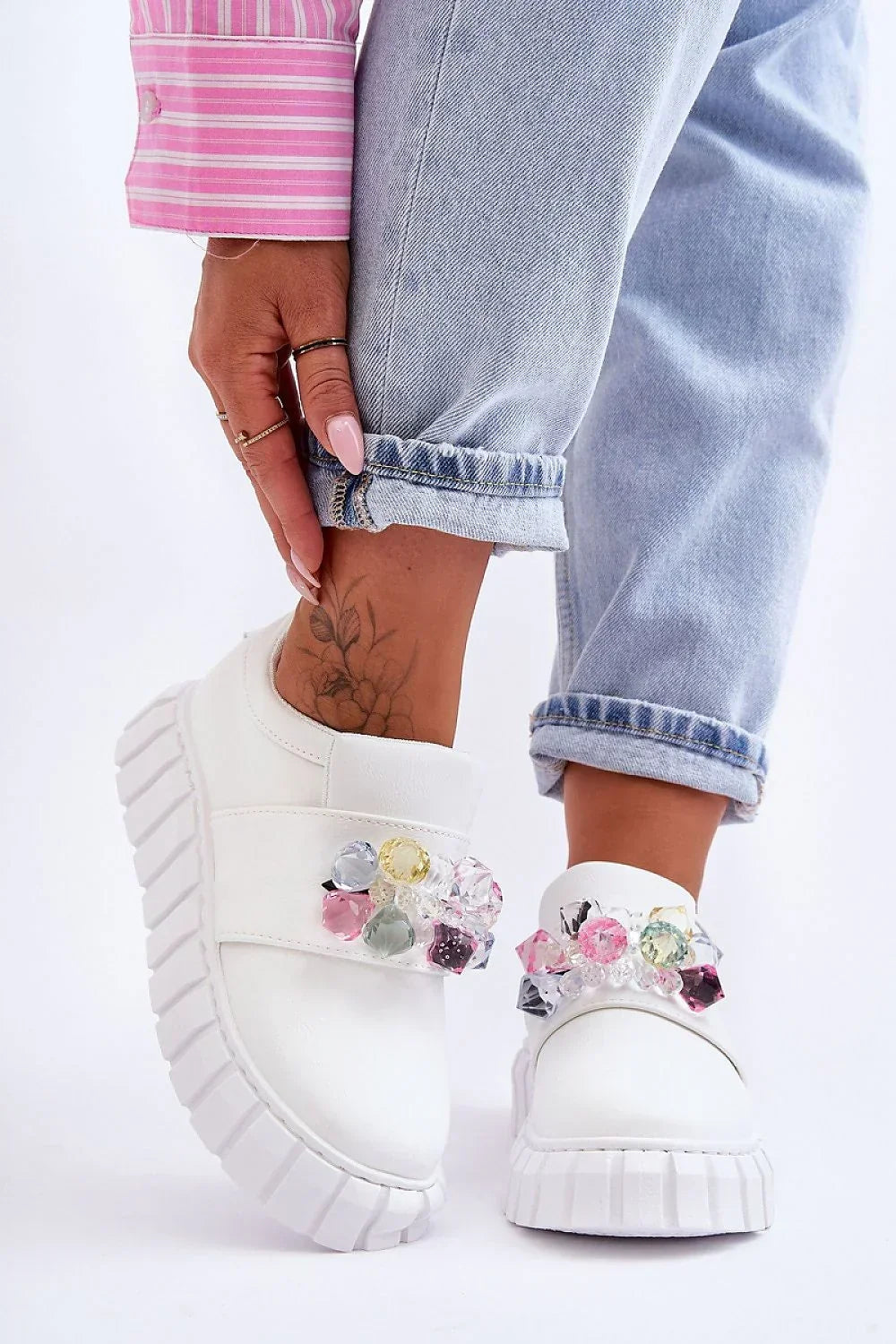 Women's Sneakers - Platform Sneakers Shoes - Slip-On Spring-Summer Shoes