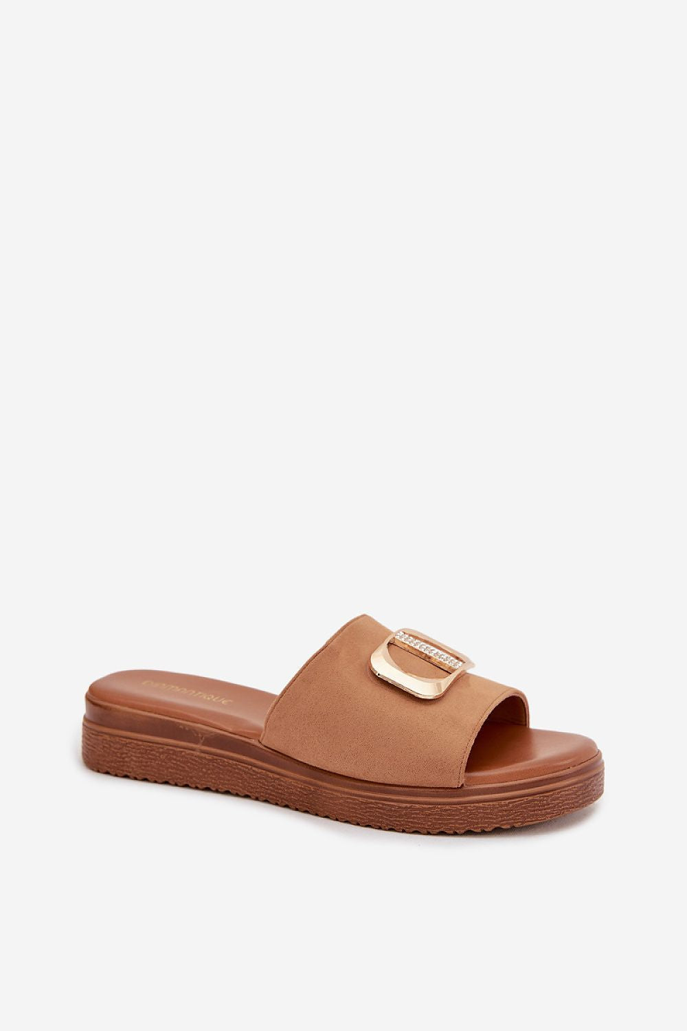 Women’s Suede Slide Flat Sandals-Women's Sandals-LeStyleParfait