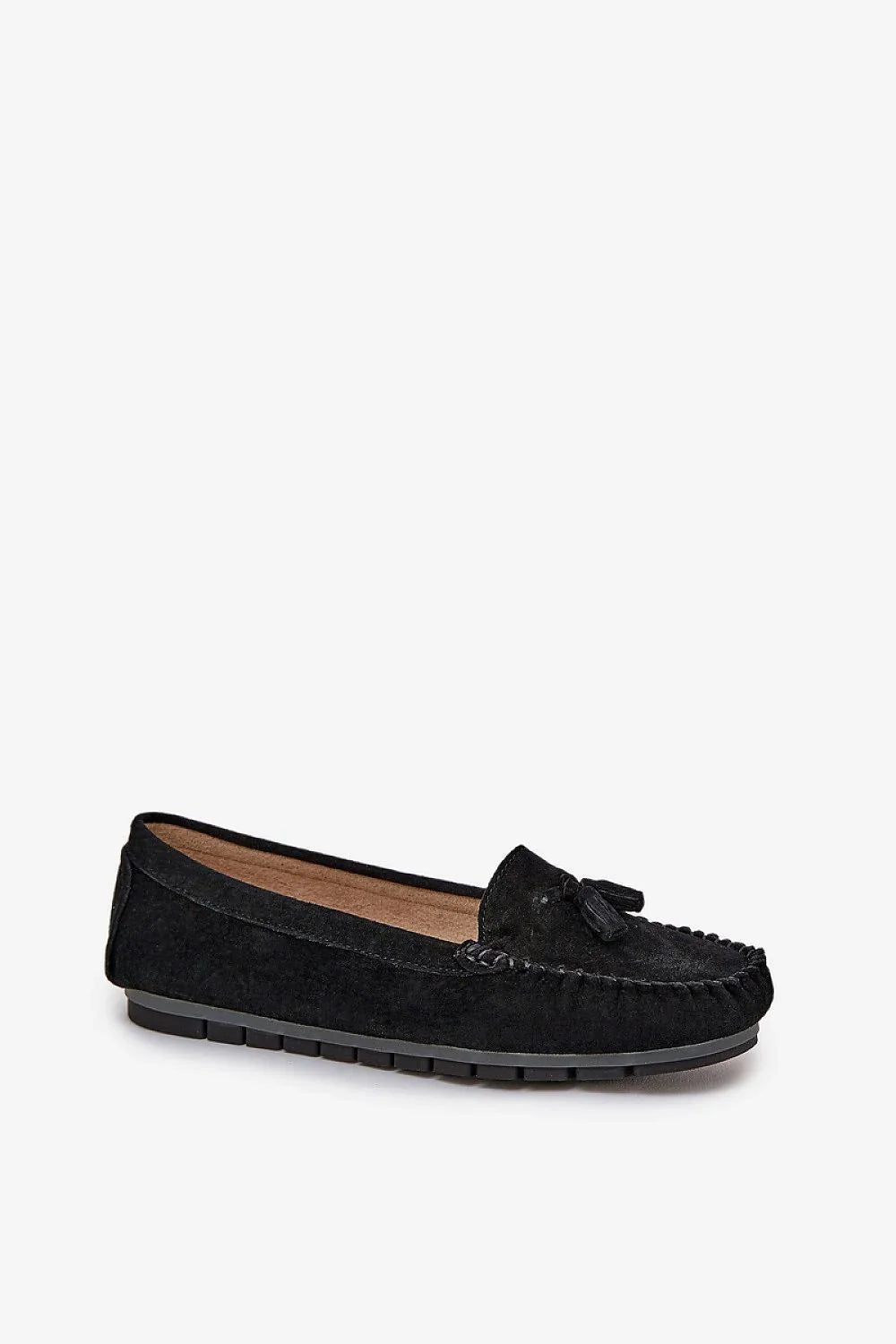 Women’s suede tassel moccasin loafers, classic all season flat women’s moccasin loafers