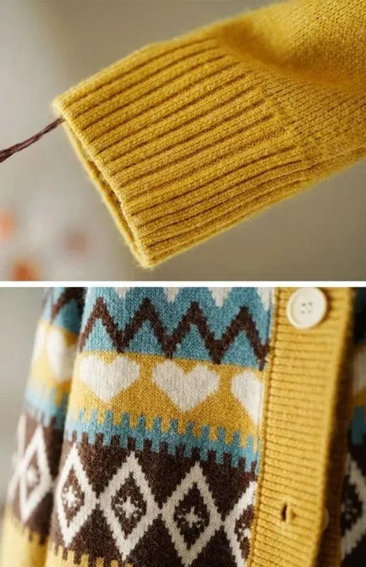 Women’s Crew Neck Cardigan Sweater – Lightweight Spring Knit