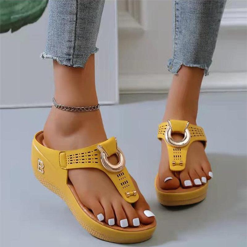 Breathable Wedge Sandal Shoes - Wedge Shoes - LeStyleParfait Kenya