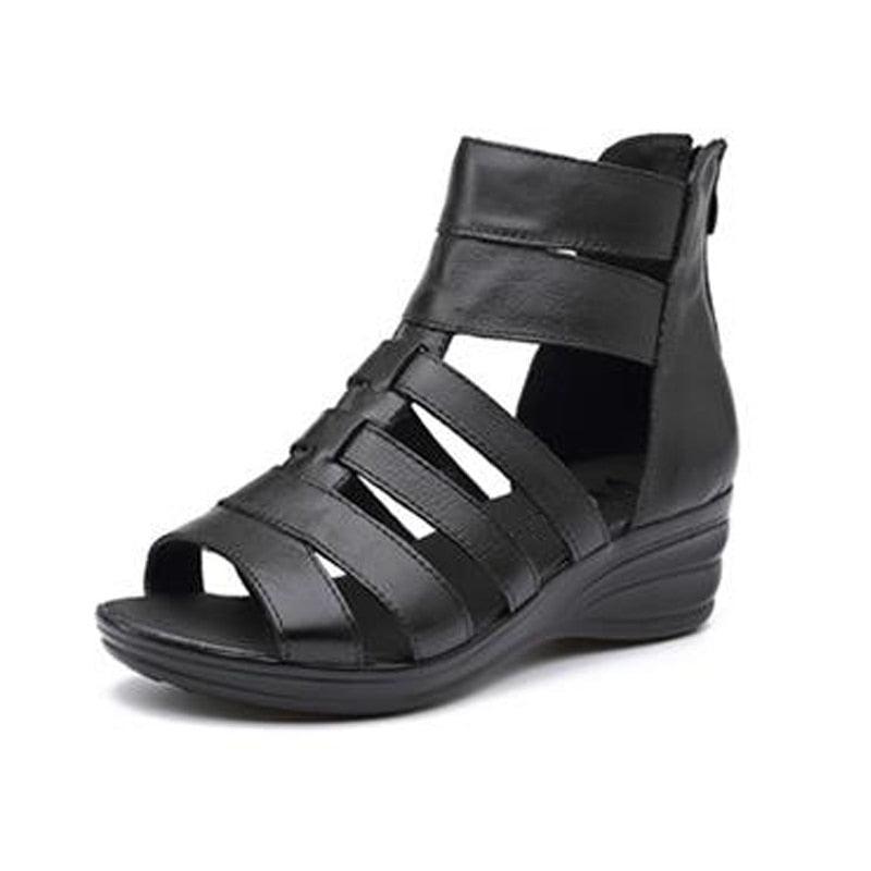 Casual Cross Wedge Sandals - Wedge Shoes - LeStyleParfait Kenya
