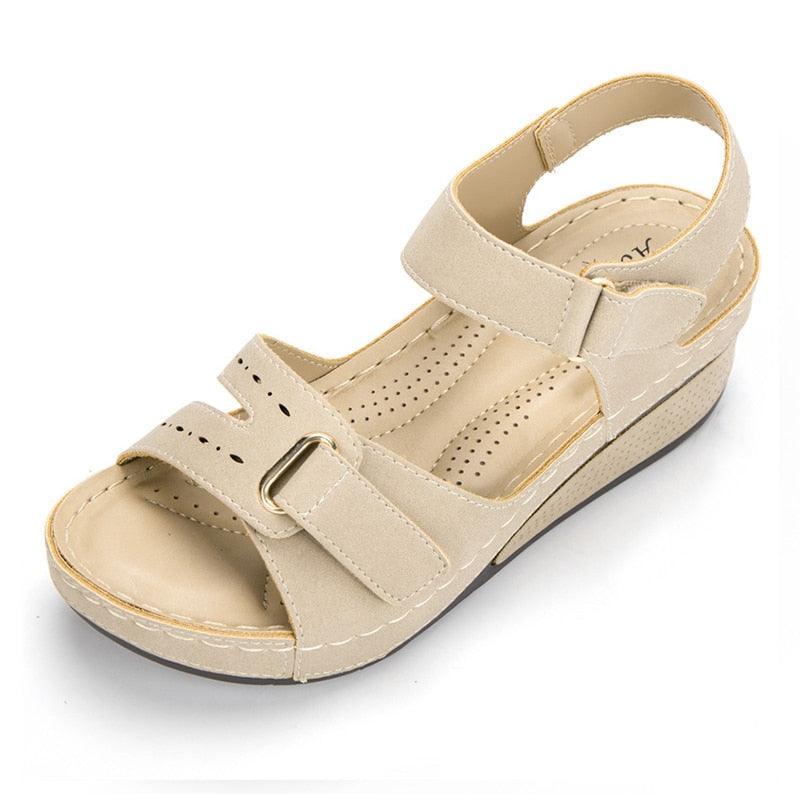 Flap Wedge Sandal Shoes - Wedge Shoes - LeStyleParfait Kenya