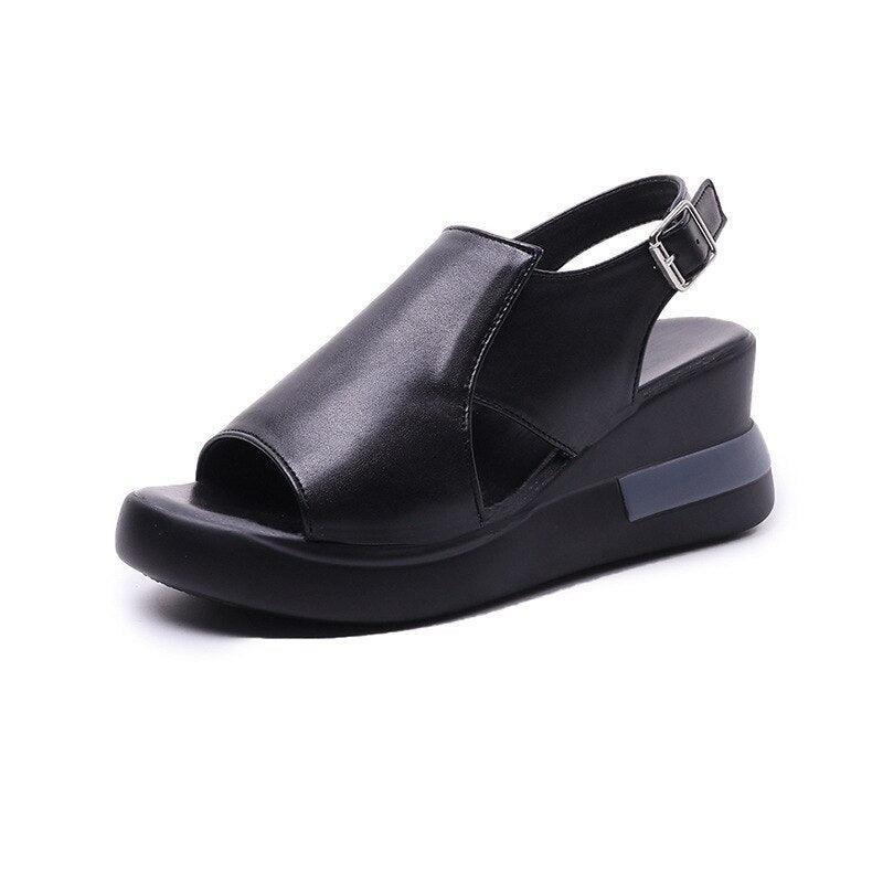 Platform Wedge Sandals Shoes - Wedge Shoes - LeStyleParfait Kenya
