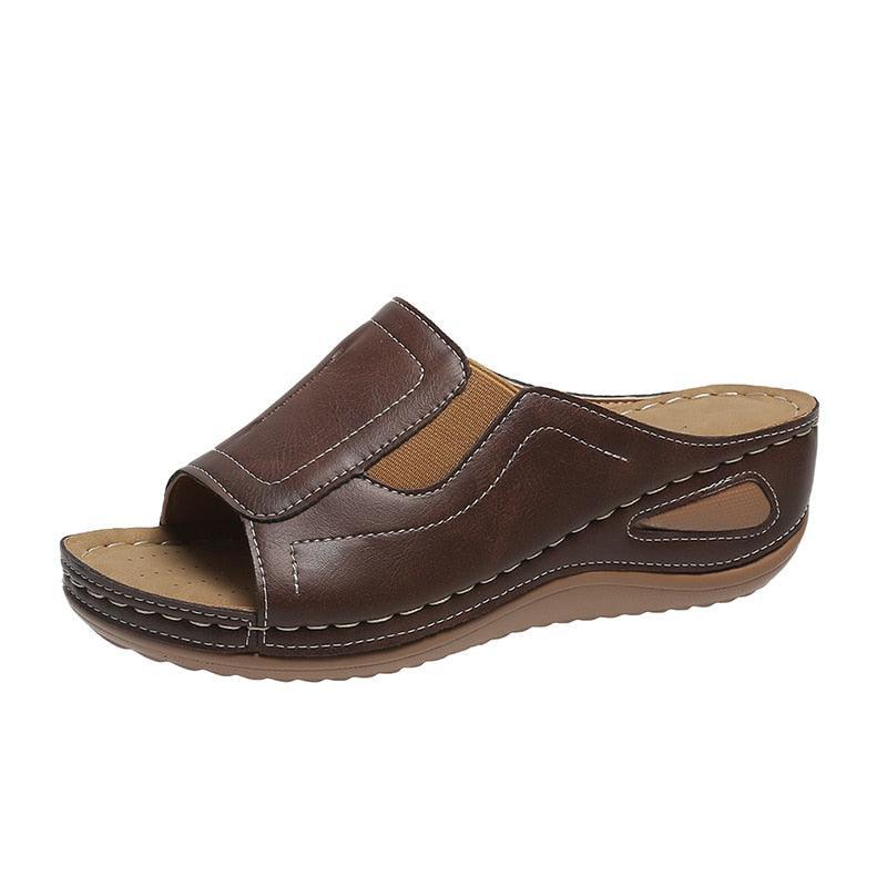 Slip-On Wedge Sandal Shoes - Wedge Shoes - LeStyleParfait Kenya