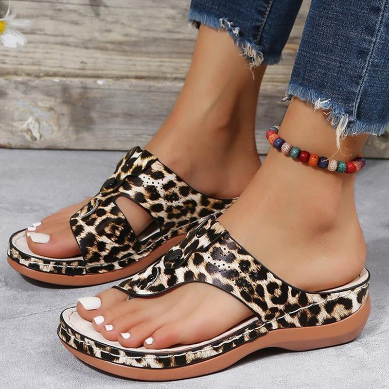 Summer Low Heel Wedge Sandals - Wedge Shoes - LeStyleParfait Kenya