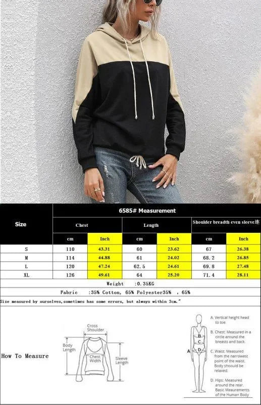 Women's hoodie Fashion Trend Loose Casual-Women Hoodie-LeStyleParfait